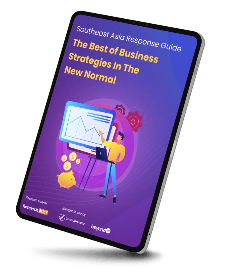 The Southeast Asia Response Guide 2021 open on a tablet